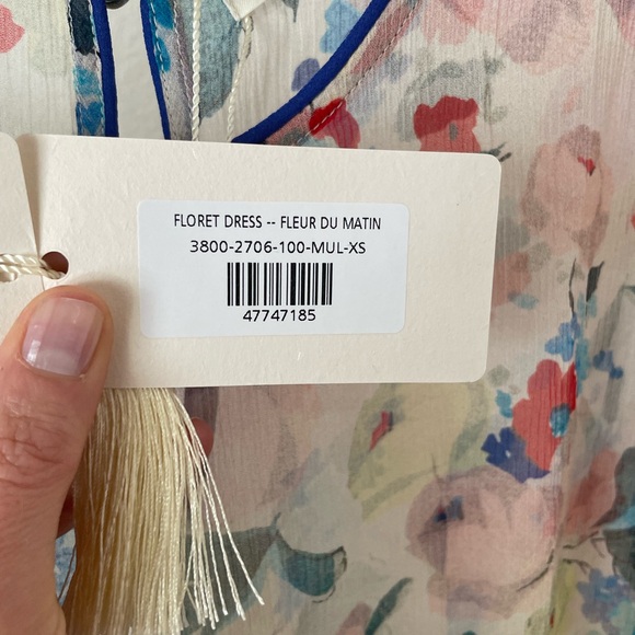 NWT DÔEN Floret Dress- Fleur de Matin Floral - Picture 10 of 13